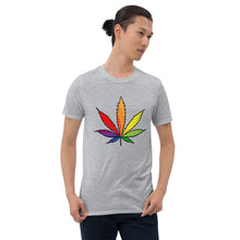 Load image into Gallery viewer, Rainbow Cannabis Short-Sleeve T-Shirt
