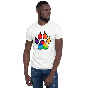 Rainbow Bear Paw Short-Sleeve T-Shirt