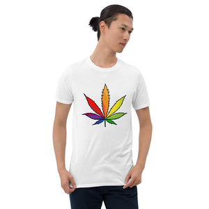 Rainbow Cannabis Short-Sleeve T-Shirt