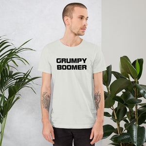 Grumpy Boomer Short Sleeve T-Shirt - Black on Light