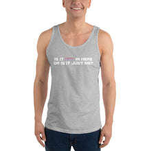 Load image into Gallery viewer, Gay in Here Tank Top - White on Dark
